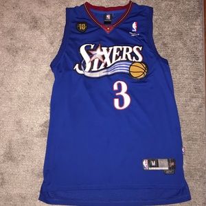 Allen Iverson Reebok Sixers Jersey